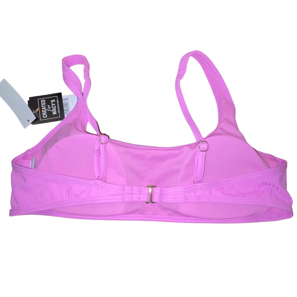 California Waves Juniors' Bralette Bikini Top, orchid XL - Picture 3 of 6
